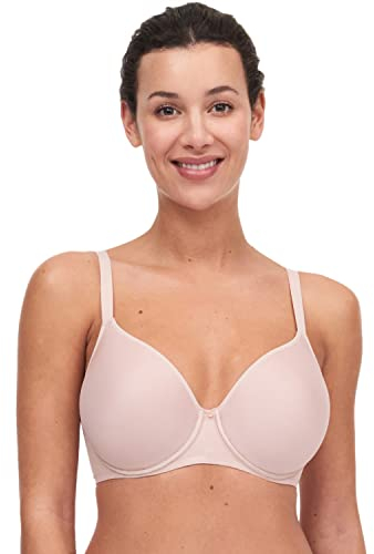 Chantelle Damen Comfort Chic Full Coverage Memory Foam T-Shirt Bra BH, Rose, 75D