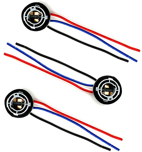 WANGCL 3 x Kfz-LED-Leuchtmittel-Adapter, 1157, für Blinker, Bremsleuchte, Adapter, Verkabelungskabel