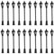 WANGCL 20PCS Plastica LED Mini Lamppost Street Ho OO Scala 1/100 per Sandboxes Giardini Miniatura Città Modello