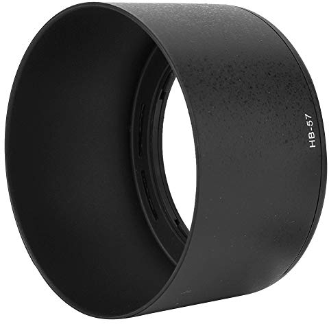 Akozon Gegenlichtblende, HB-57 Gegenlichtblende Zubehör für Nikon Kamera AF S 55–300 Mm F4,5–5,6 G ED VR