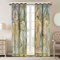 PHMOJEN Jugendstil-Verdunkelungsvorhänge, Serie Times of The Day, für Schlafzimmer und Wohnzimmer, 213,4 cm x 2 Paneele, Morning to Night Home Decor