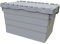Solent Plastics 68 Litre Heavy Duty Colour Coded Attached Lid Containers - Available in 5 Colours! (SPKM365V-GRY-1)