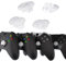 eXtremeRate Edge Joystick pour Xbox One S/X, Xbox Elite V1 Manette, pour Nintendo Switch Pro, 6 Joysticks Echangeables pour Xbox et Nintendo Switch Pro, Transparent