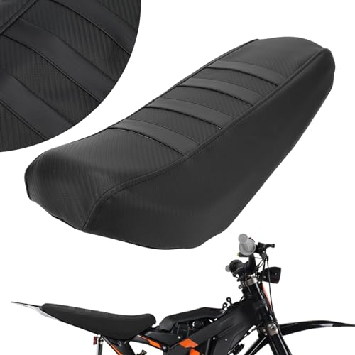 IUVWISN Motorrad Sitzbezug Dirt Bike Sitzbankbezug Sitzbezüge für Surron Sur ron Light Bee S/X Electric Dirt Bike Moto Nero