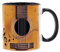 susiodeu Taza de café con patrón de Guitarra para Hotel en casa, Taza para Bebida de té y Jugo para Sala de Estar y Dormitorio, Tazas para Bebidas con Tema Musical de Viaje