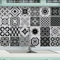 AREDE 32 Pz Adesivi per Piastrelle Bagno e Cucina 15 x 15 cm Autoadesivo Decorazione Adesivo murale in PVC Impermeabile Adesivi Parete mattonelle mosaico stile / T1007