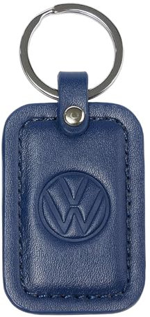 Volkswagen 330087010287 Porte-clés avec logo VW Bleu, bleu, Taille unique, Classique