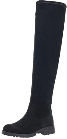 Wonafa Botas Largas para Mujer Botas de Caña Alta Mujer con Cremallera hasta la Rodilla con Suela Antideslizante Elegante y Práctica