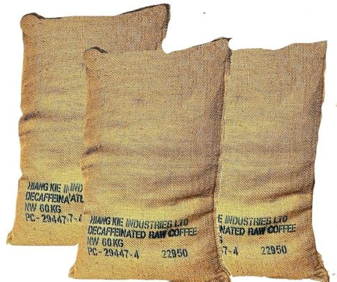 Lot de 3 grands sacs en jute recyclés de 70 x 100 cm 60 kg – Idéal pour le jardinage et l'artisanat – Toile de jute naturelle écologique – Respectueux de l'environnement.