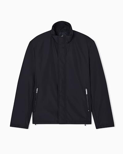 Armani Exchange Herren Essential, Long Sleeve Down Side Logo Patch Blouson Jacket