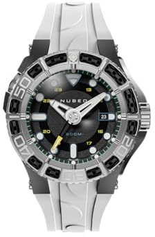 Nubeo Manta Herren-Automatikuhr 50 mm Limited Edition mit Silikonband NB-6120