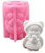 Moldes de silicona para figuras de niña pequeña para hacer jabón, cemento, yeso, moldes de silicona para manualidades
