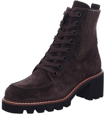 Paul Green 8269-01 Schnürstiefel Leder & Textil Damen in braun
