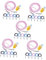 SHINEOFI 5 Ensembles Attaches Gants Garçon Fille Nylon Clips De Mitaines avec Cordons pour Garçons Et Filles Et Confortables 6 Pièces * 5