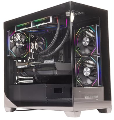 GTR Gaming PC | AMD Ryzen 7 7800X3D | RTX 5060 8GB | 32GB DDR5 5600MHz RAM | 1TB NVMe SSD | 600W 80+ Bronze PSU | ARGB Glass Case | Wi-Fi | Windows 11 Home