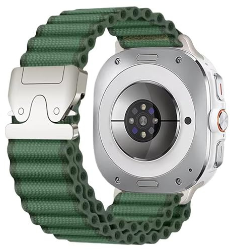 Nylon Armband für Samsung Galaxy Watch 9/8 / 8 Classic | Outdoor Sport Design, verstellbar, leicht und komfortabel, robustes Uhrenarmband