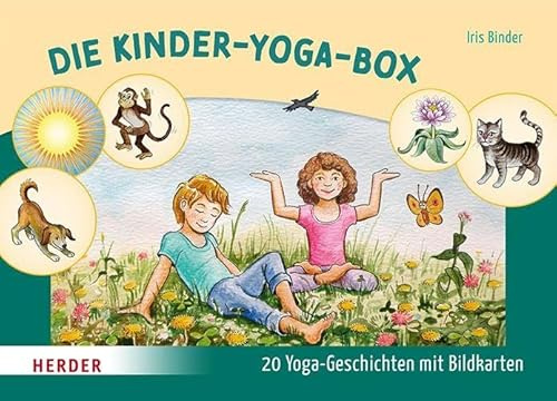 Die Kinder-Yoga-Box: 20 Yoga-Geschichten mit Bildkarten und Begleitheft