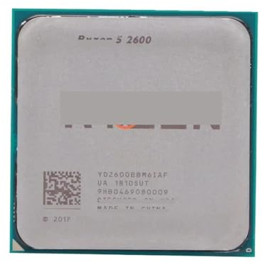Ry-z-en 5 2600 R5 2600 3.4 GHz Six-Core Twelve-Thread 65W CPU Processor YD2600BBM6IAF Socket AM4