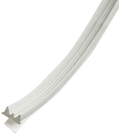 M-D Building Products 02618 1/8 in. x 3/8 in. x 17 ft. White Premium Rubber Window Seal for Ex-Small Gaps