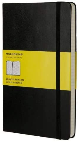 Moleskin Notizbuch kariert DIN A5, Hardcover