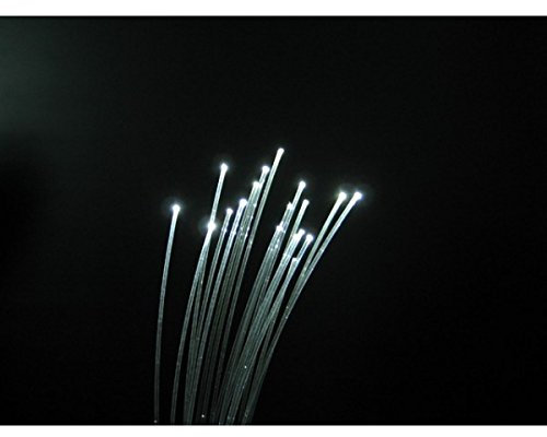 Fibre Luces ópticas - Extremo de cable óptico de 1,5 mm brillante, DIY - cortado de un carrete (5 metros)