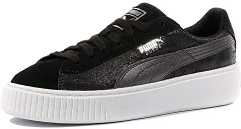 Puma basket platform “Met Saf Wns” 36459401 trainers, Womens, 364594 03, black/white