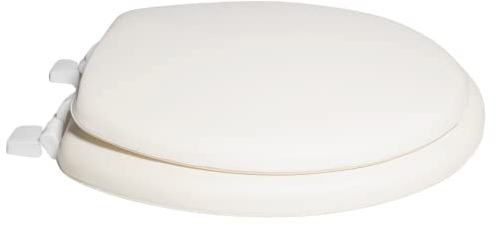 Centoco - DSHPS20-106 HPS20-106 Weicher runder WC-Sitz, gepolsterter Vinyl-Kunststoff, Knochen