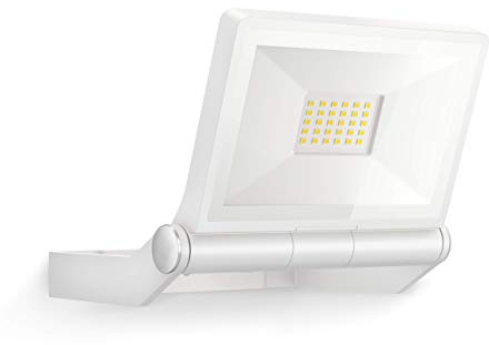 Steinel LED-Außenstrahler XLED ONE Weiß, 17,8 W Flutlicht, 2050 lm, Fluter für Zufahrt, Hof und Garten, ohne Sensor