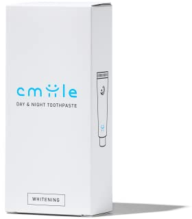 Cmiile Day & Night Zahnpasta, hochwertige Zahncreme zur Aufhellung ohne Fluorid, 2 Tuben in 1, Zahnaufhellung, Zahnweißung