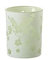 J-Line Windlicht Blumen Glas Grün Medium - Osterdekoration, 32347