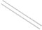 CoCud Barrenas Helicoidales de Acero de Alta Velocidad Extra Largas, Diámetro de 4 mm y Longitud de 250 mm, Barrena Helicoidal Recta, Para Metal, 2 Piezas