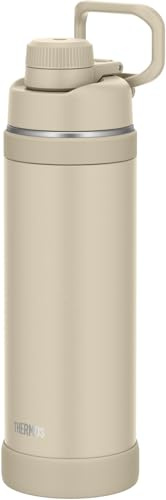 サーモス(THERMOS) Water Bottle, stainless-steel, Sand, 1L