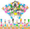 30 stylos gadgets anniversaire enfants cadeaux fin fête anniversaire stylos multicolores enfants 4 couleurs gadgets rétractables drôles pour animaux mignons papeterie cadeaux pour fêtes enfants prix