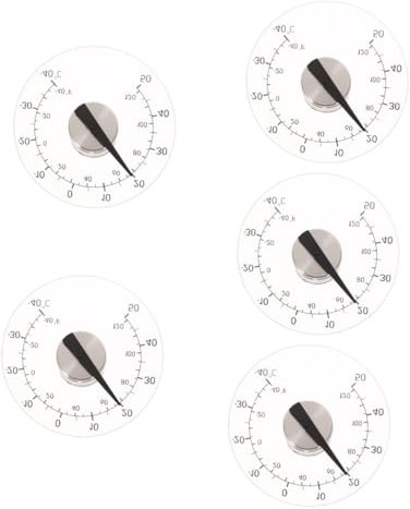BESPORTBLE Thermometer Für Pkw 5st Selbstklebendes Thermometer Innen-außen-thermometer Außentemperaturanzeige Fensterthermometer Wasserdicht Messgerät Raumthermometer Innen Haushaltsthermometer