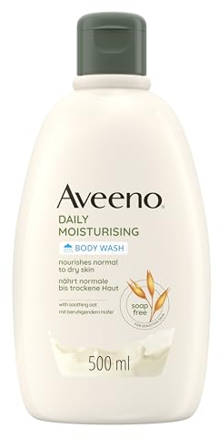 Aveeno® Daily Moisturising veganes Duschgel seifenfreie Pflegedusche mit beruhigendem Hafer für normale bis trockene, empfindliche Haut