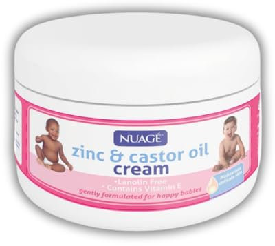 SOTL® Zinc & Castor Oil Cream Gentle Skin Protection For Babies & Adults Soothes Nappy Rash, Dry Skin & Irritations Natural Moisturising Barrier Cream 200ml