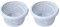 Naturìì Lot de 2 paniers pour skimmer de 15 litres de rechange d'origine avec poignée rabattable modèle Skimmer code 4402010103
