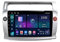 Android 13 2 DIN Car Radio Stereo para Citroen C4 C-Triomphe C-Quatre 2004-2009 9 Pulgadas Autoradio con WiFi GPS Rear View Camera RDS FM BT DVR SWC Ventilador de refrigeración(2+32G)