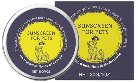 Mild Pet Sunscreen Balsam Für Hunde & Katzen | 30g Sonnenschutz Balsam | Hund Sonnenschutz Für Nase | Enthält Keine Düfte | Geeignet Für Katzen Und Hunde Aller Hauttypen