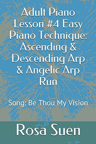 Adult Piano Lesson #4 Easy Piano Technique: Ascending & Descending Arp & Angelic Arp Run: Song: Be Thou My Vision (Beginners Piano, Band 1)