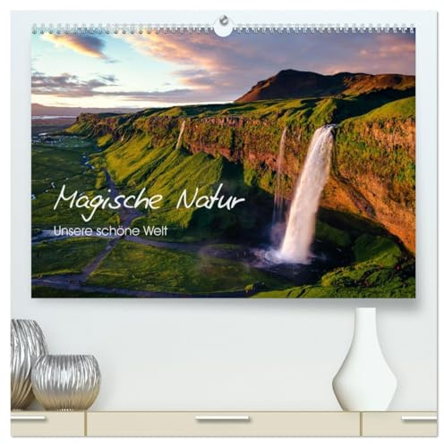 Magische Natur - Unsere schöne Welt (hochwertiger Premium Wandkalender 2026 DIN A2 quer), Kunstdruck in Hochglanz: Wunderbare Ansichten von allen Kontinenten (CALVENDO Natur)