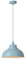 Lucide ISLA - Lámpara colgante - Ø 29 cm - 1xE14 - Azul pastel