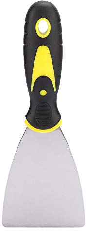 Spatule pour imprimante 3D, Kit d'outils d'enlèvement pour imprimante 3D en acier inoxydable, pelle pour lit chaud avec poignée en caoutchouc, accessoires pour imprimante 3D