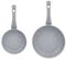 Blackmoor Pan Sets / 2, 3 and 4 Piece Sets / 2 Colours/Non-Stick/Cool-Touch Handles/Scratch Resistant/Suitable for Induction, Electric and Gas Hobs (Grey, 2 Piece Frying Pan)