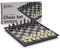 Yellow Mountain Imports Juego de Ajedrez Magnético Portátil Tamaño Mediano (24,8 centímetros) – Juego de Ajedrez de Viaje con Tablero Plegable
