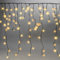 800 LED Eisregen - 16m + 5m Zuleitung - mit Timer und 8 Beleuchtungsmodi - Eiszapfen Innen und Außen - für Party, Hochzeit, Balkon, Garten Deko - Warmweiß [Energieklasse A+++]