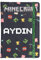 MINECRAFT - Journal Notizbuch - Personalisiertes Notizbuch für Jungen - Füge deinen Namen hinzu Notizbuch - 96 Seiten - Individuelles Geschenk - Schwarz