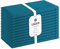 UniQloth 12er-Set Stoffservietten mit Hohlsaum - Für Familienessen, Feste, Partys & den täglichen Gebrauch - Weich Gemütlich Maschinenwaschbar 100% Baumwolle Servietten 46x46 cm Azul Blau