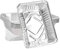 Huhemy 25 Pièces 1750ml Barquette Aluminium avec Couvercle,Barquette Alimentaire Jetable,Grands Barquettes Jetables Aluminium,Pour la cuisson,les grillades,la cuisine,la restauration etc. (1750ml)