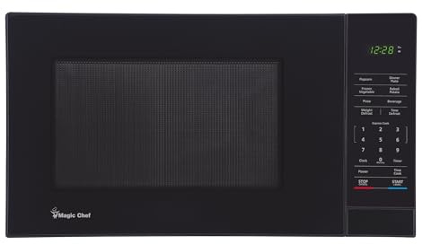 1.1 cu. ft. Countertop Microwave Oven, in Black with Gray Cavity